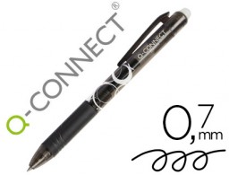 Bolígrafo Q-Connect borrable tinta negra